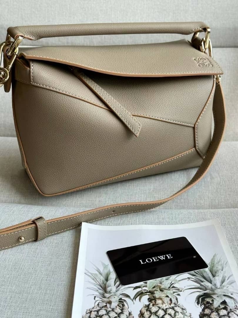 Loewe Grained Leather Puzzle Bag