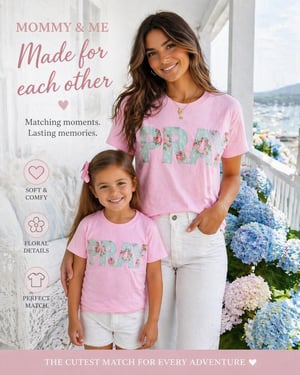 Image of Appliquéd Pray Tee 