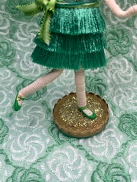Image 4 of Irish flapper girl, miniature art doll figure