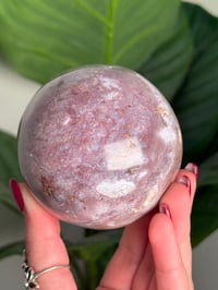Image 3 of PURPLE SEA JASPER SPHERE -MADAGASCAR-