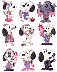 Image 1 of horror snoopy pack 