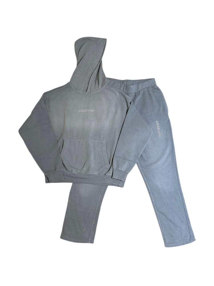 Ash Blue Sweatsuit Set | Ambragio®