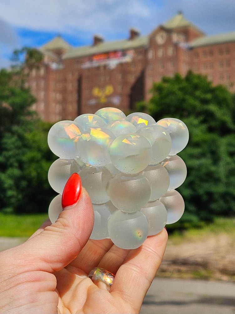 Image of Frosted Bubble Cube