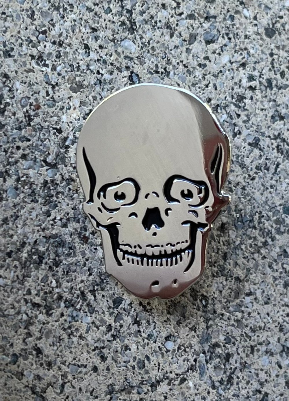 RR #158 Silver Skull Pin