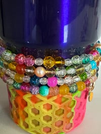 Image 4 of Tropical Fruit Tumbler Bracelet Stack