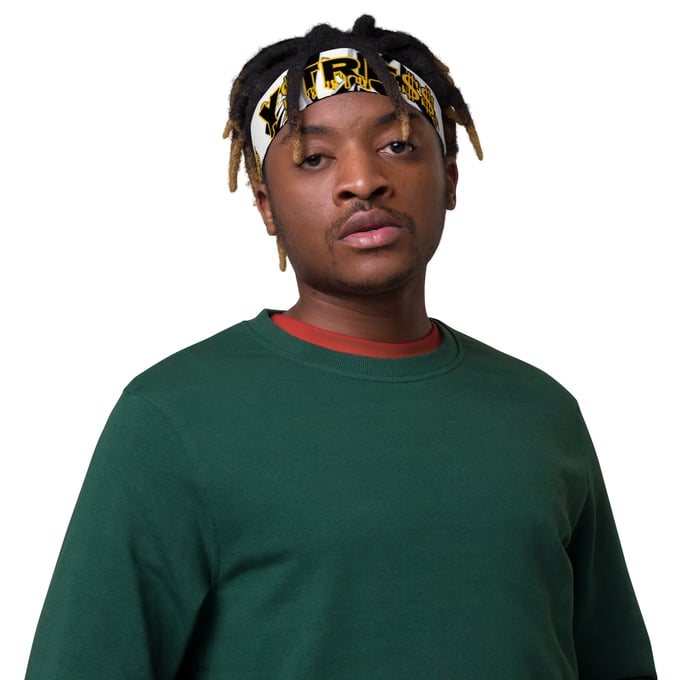 Image of YStress Exclusive Gold and Black Headband