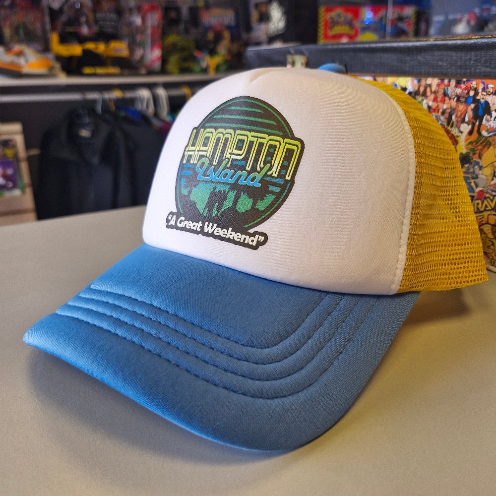 Image of Hampton Island Weekend at Bernies Trucker Snapback Hat