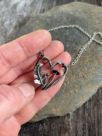 Image 2 of Twiggy Heart Pendant No.2