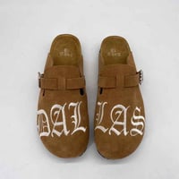 Image 1 of DALLAS BROWN  MULES (PREORDER)