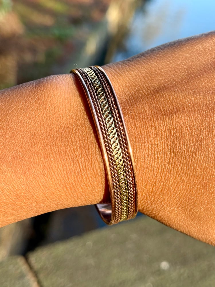 Image of Magnetic Copper Bangle #2