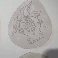 Image 3 of Doc Webb acetate stencils.