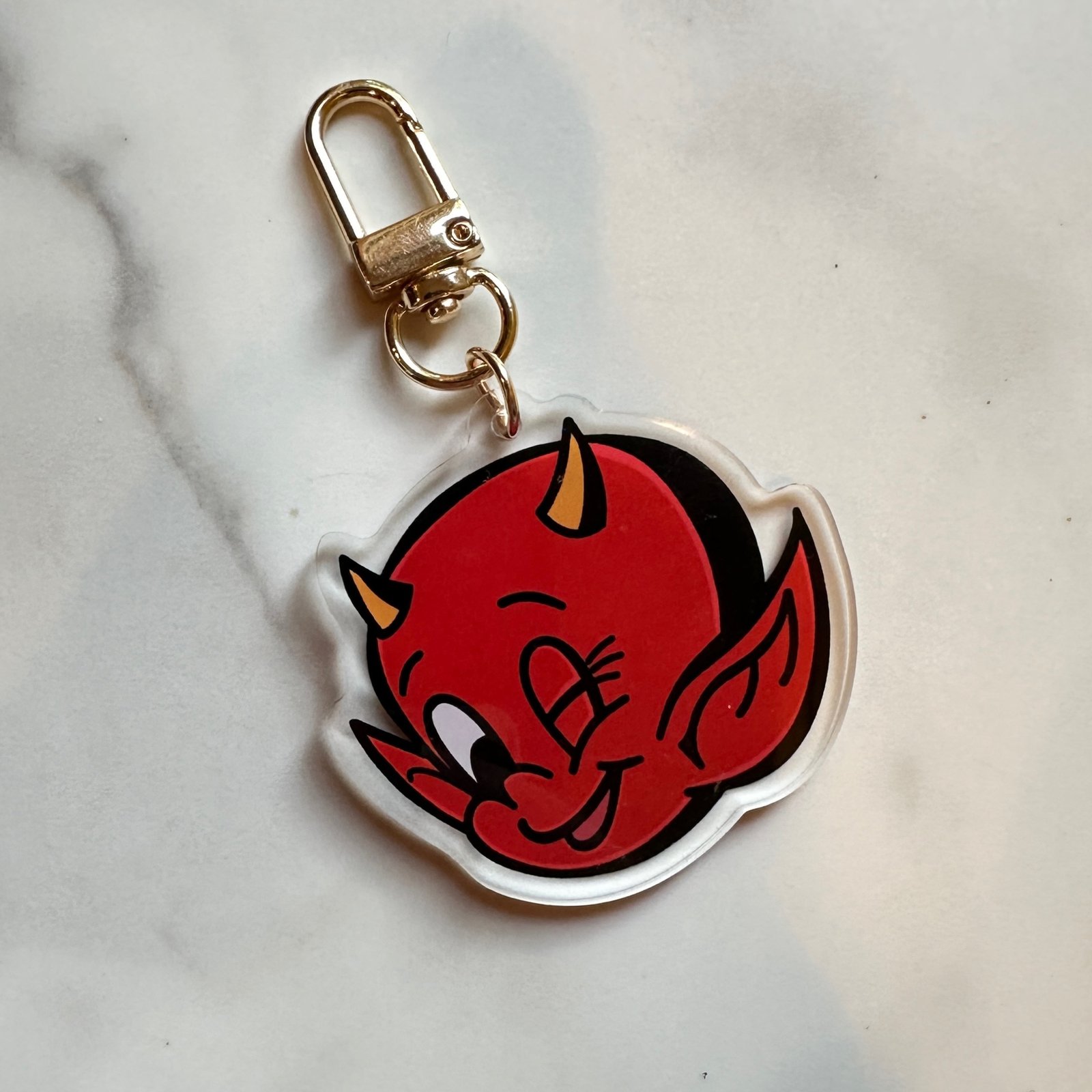 Hot Stuff Devil Keychain | Rad Bad Stitch