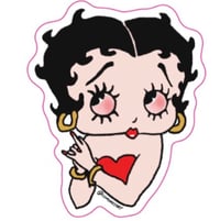 Image 2 of Blazed Betty Boop Sticker