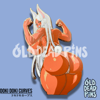Image 2 of Muscle Mommy Mirko Enamel Pin 
