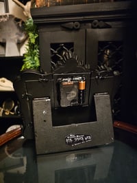 Image 3 of Ornate Black Spider Web Clock 