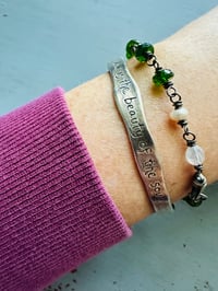 Image 1 of chrome diopside bracelet