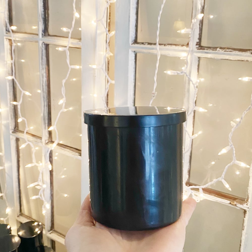 Image of 10oz Minimalist Black Jar with Lid