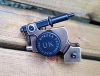 Image 4 of Brass antiqued sidewinder rca connection