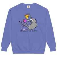 Image 9 of temple Unisex garment-dyed sweatshirt 