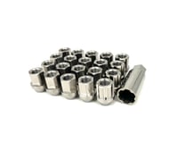 Image 6 of Chasing JS Titanium Open End Lug Nuts (short) 28mm