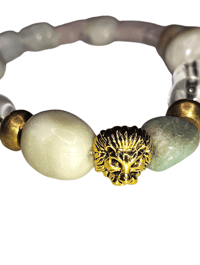 Image 2 of Lionhead Amazonite bracelet