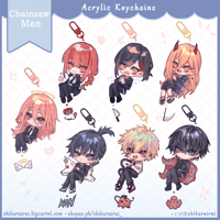 Image 1 of Chainsaw Man Double Charms