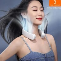 New Mini Neck Fan Portable Bladeless Hanging Neck 1200mAh Rechargeable Air Cooler 3