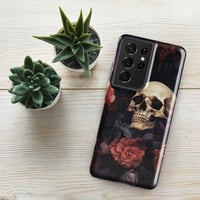 Image 20 of Goth Inspired Baroque Style Painting Skull and Flowers Tough case for Samsung®