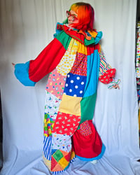 Image 2 of Primary Patchwork clownsuit "XL"
