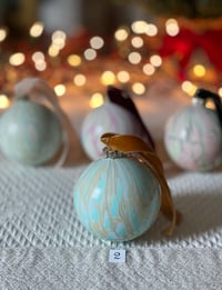 Image 3 of Marbled Ornaments - Merry