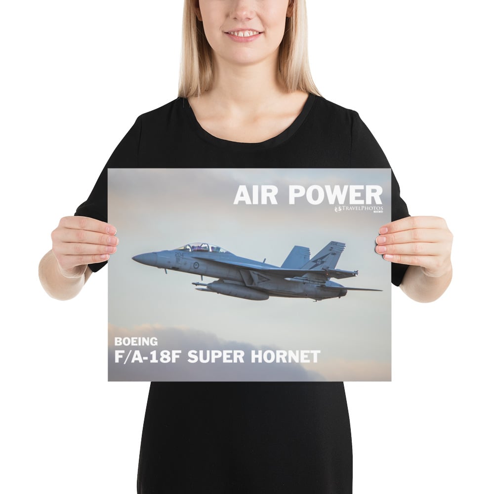 Image of F/A-18 Super Hornet Air Power Poster 01