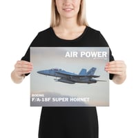 F/A-18 Super Hornet Air Power Poster 01