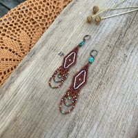 Image 1 of Timber earrings - Desert no.3