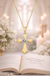 Image 1 of Wings of Faith Necklace 