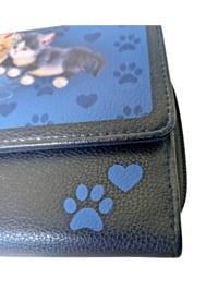 Image 3 of Kitten/Cat Purse Wallet Bradford Exchange By Jurgen Scholz 2017 Label Trifold