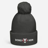 Image 2 of Dons Min Embroidered Bobble Hat
