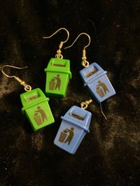 Image 1 of Recycle and Trash Earrings