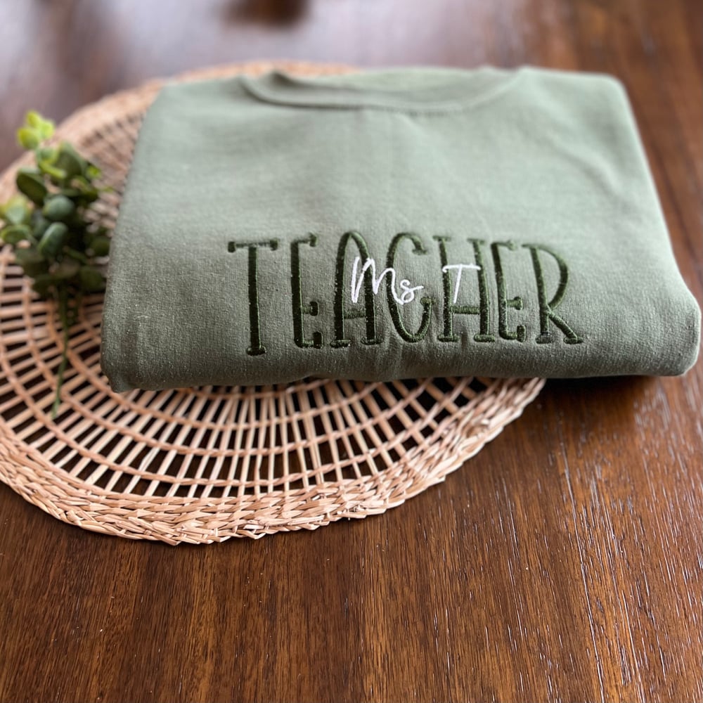 Image of Teacher crewneck