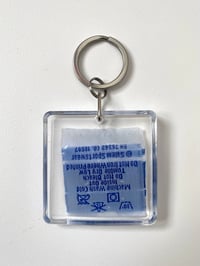 Image 6 of vintage clothing hangtag Salem Sportswear made in USA courtneycourtney keychain