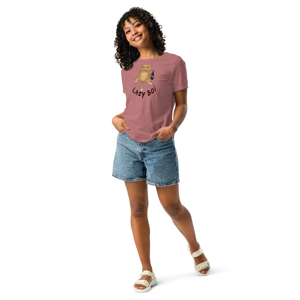 Image of Lazy Boi - Women's Relaxed T-Shirt