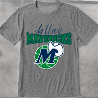 Dallas Mavs Retro Logo Shirt 