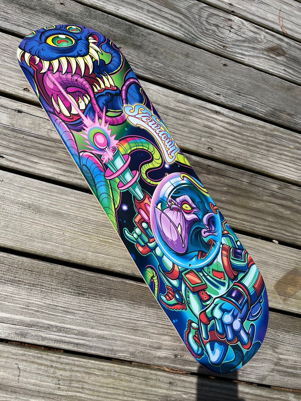 Slowdown Space Monkey Skatedeck