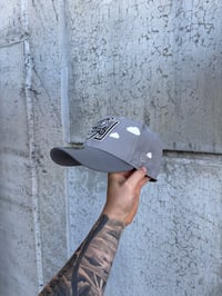 Image 3 of COOL GREY PARTLY CLOUDY ANAHEIM ANGELS CUSTOM FITTED CAP