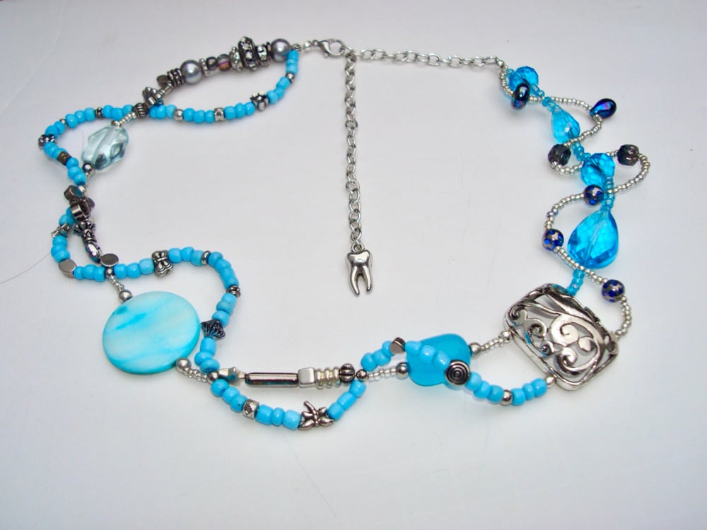 Image of ASYMMETRICAL COLLAR NECKLACE