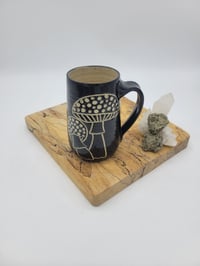 Image 1 of Black Mushroom Mug