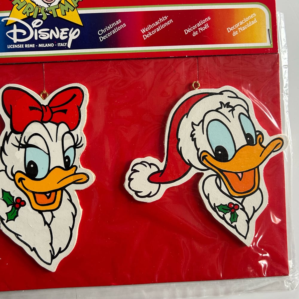 Image of Suspensions disney noël : donald et daisy