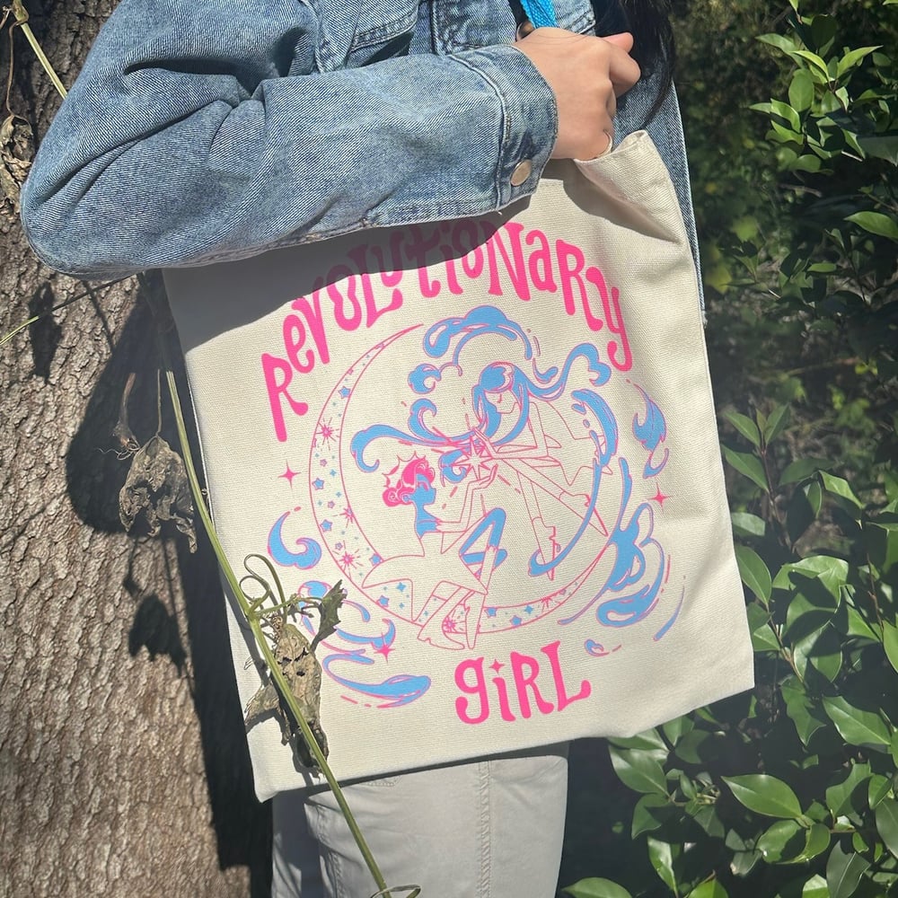 Image of REVOLUTIONARY GIRL TOTE BAG