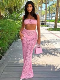 Image 2 of Women's Lace Two Piece Set