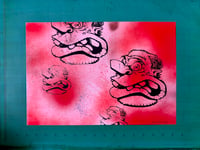 Image 2 of Good grief monoprint red dust