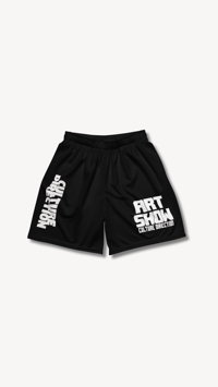 Image 1 of ArtShow mesh Bball shorts